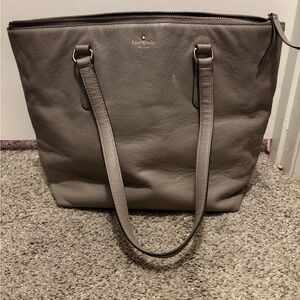 Kate Spade Taupe Leather Tote